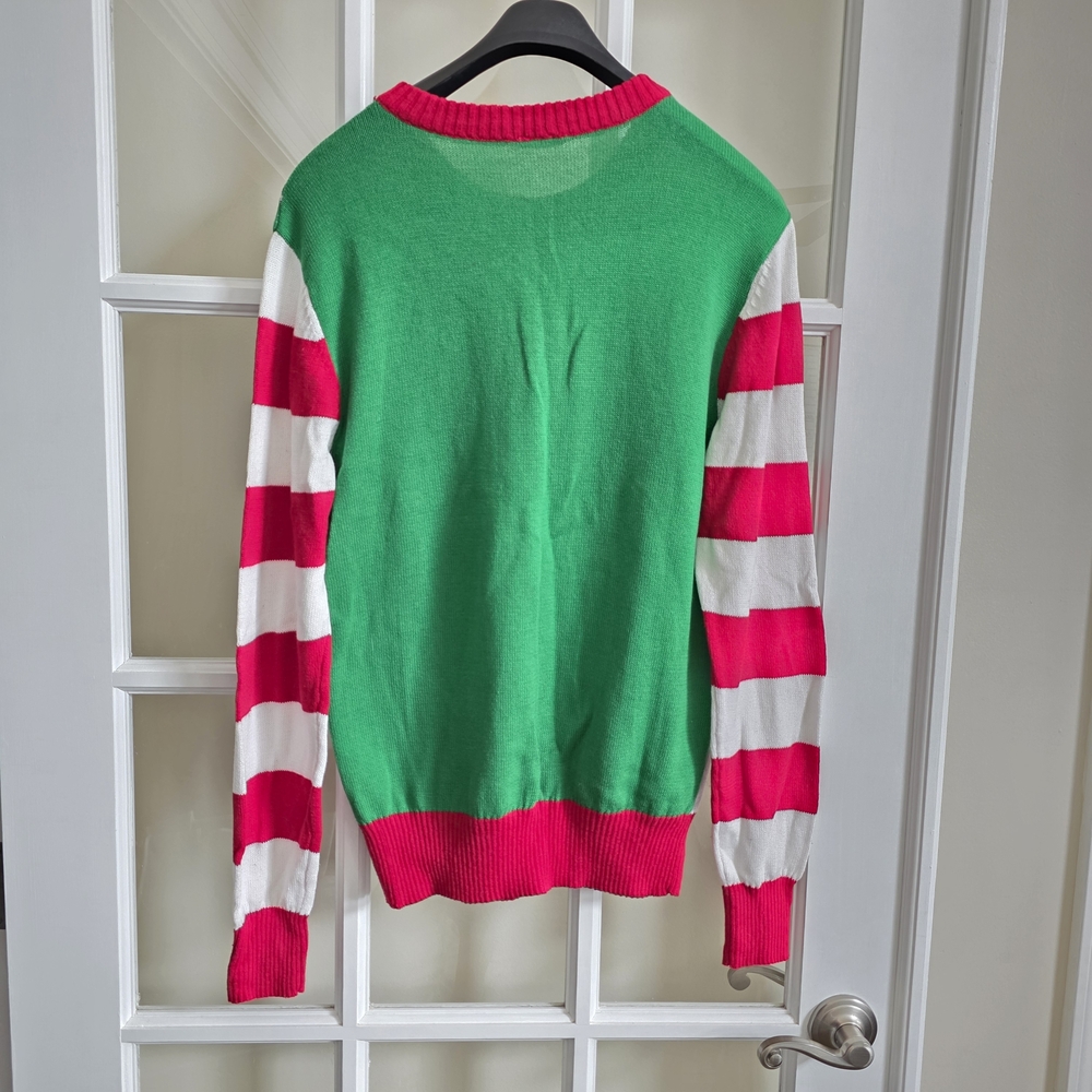 Peanuts Snoopy Joe Cool Holiday Dog House Christmas Sweater Size Medium - Picture 2 of 6